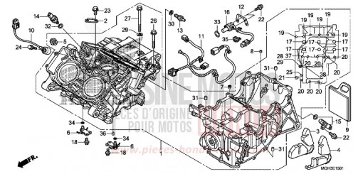 CARTER MOTEUR (VFR1200XD) VFR1200XDC de 2012